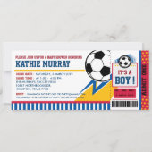 Uitnodiging tot Baby shower van de kaartje van de (Voorkant)