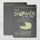 Uitnodiging tot Baby shower van de leraar (Voorkant / Achterkant)