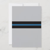 uitnodiging tot Baby shower van de politie (Achterkant)