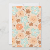 Uitnodiging tot Baby shower van de Tea Party (Achterkant)