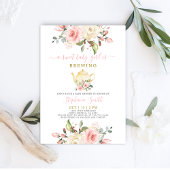 Uitnodiging tot Baby shower van de Tea Party