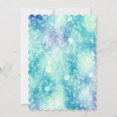 Uitnodiging tot Baby shower van Elegant Seahorse (Achterkant)