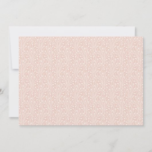 Uitnodiging tot Baby shower van Garden Gate (Achterkant)