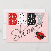 Uitnodiging tot Baby shower van gepersonaliseerde  (Voorkant)