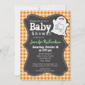 Uitnodiging tot Baby shower van Halloween (Voorkant)