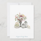 Uitnodiging tot Baby shower van Halloween (Achterkant)