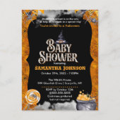 Uitnodiging tot Baby shower van Halloween (Voorkant)