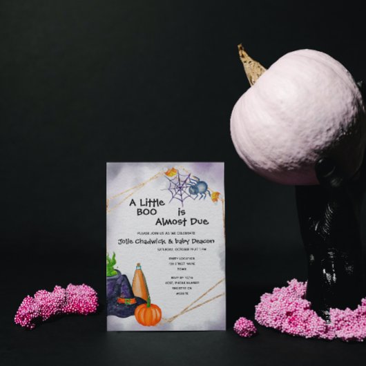 Uitnodiging tot Baby shower van Halloween