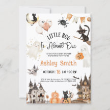 Uitnodiging tot Baby shower van Halloween