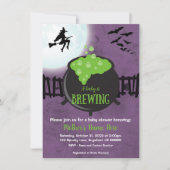 Uitnodiging tot Baby shower van Halloween (Voorkant)