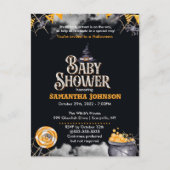 Uitnodiging tot Baby shower van Halloween (Voorkant)