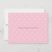 Uitnodiging tot Baby shower van het Geheime ruimte (Achterkant)