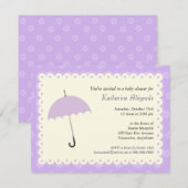 Uitnodiging tot Baby shower van het Geheime ruimte (Voorkant / Achterkant)