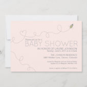 Uitnodiging tot Baby shower van Honey Bee (Voorkant)