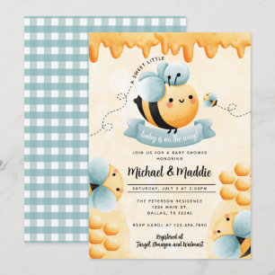 Uitnodiging tot Baby shower van Honey Bee