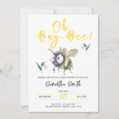 Uitnodiging tot Baby shower van Honey Bee (Voorkant)