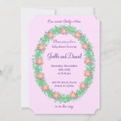 Uitnodiging tot Baby shower van Joelle (Achterkant)