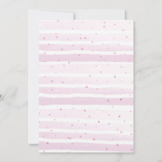 Uitnodiging tot Baby shower van kleine schatjes (Achterkant)