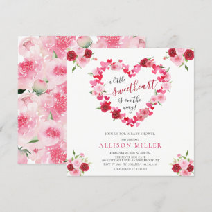 Uitnodiging tot Baby shower van kleine schatjes