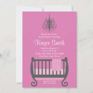 Uitnodiging tot Baby shower van luchters