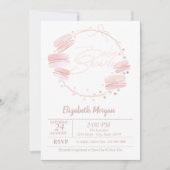 Uitnodiging tot Baby shower van Macarons (Voorkant)