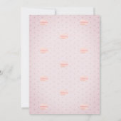 Uitnodiging tot Baby shower van Macarons (Achterkant)