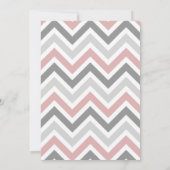 Uitnodiging tot Baby shower van Modern Couple (Achterkant)