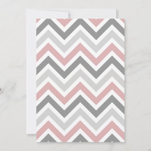 Uitnodiging tot Baby shower van Modern Couple (Achterkant)