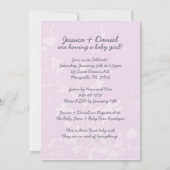 Uitnodiging tot Baby shower van paardenfokkerij (Achterkant)