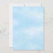 Uitnodiging tot Baby shower van piloten en luchtva (Achterkant)