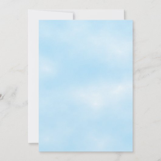 Uitnodiging tot Baby shower van piloten en luchtva (Achterkant)