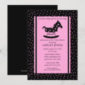 Uitnodiging tot Baby shower van Rocking Horse (Voorkant / Achterkant)
