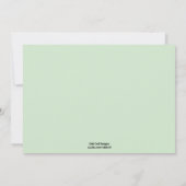 Uitnodiging tot Baby shower van Stork - Jongen/Mei (Achterkant)