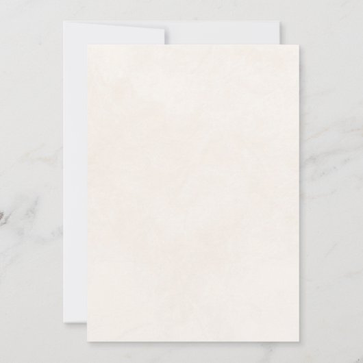 Uitnodiging tot Baby shower van wilde bloemen (Achterkant)