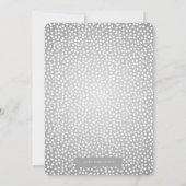 Uitnodiging tot Baby shower van wilde bloemen (Achterkant)