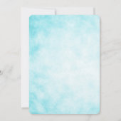 Uitnodiging tot Baby shower van Zeemeermin uit hoo (Achterkant)