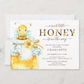 Uitnodiging tot Baby shower van zoete honingbijen (Voorkant)