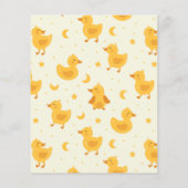 Uitnodiging tot Baby shower voor afspeelapparaat Flyer (Achterkant)