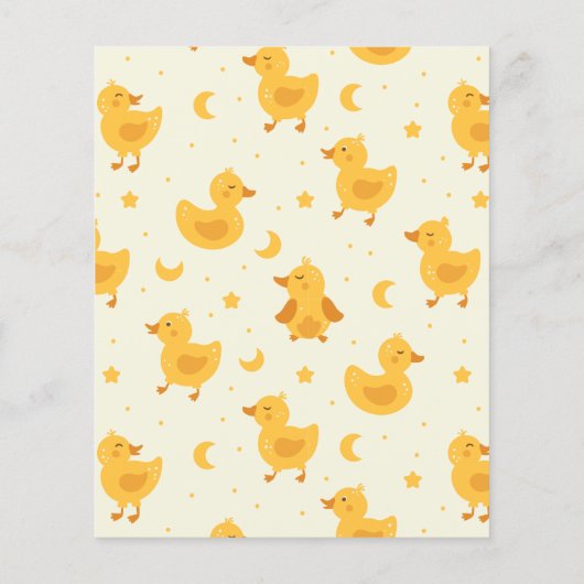 Uitnodiging tot Baby shower voor afspeelapparaat Flyer (Achterkant)