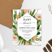 Uitnodiging tot Baby shower voor budgetcactus Flow