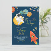 Uitnodiging tot Baby shower voor de zonne-energies (Staand voorkant)