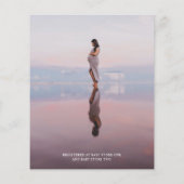 Uitnodiging tot Baby shower voor het indienen van  (Achterkant)