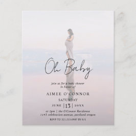 Uitnodiging tot Baby shower voor het indienen van