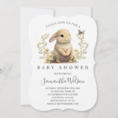 Uitnodiging tot Baby shower voor paasmakerij Baby  (Voorkant)