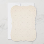 Uitnodiging tot Baby shower voor paasmakerij Baby  (Achterkant)