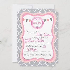 Uitnodiging tot Baby shower voor parisies
