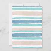 Uitnodiging tot Baby shower voor ruimtevaart (Achterkant)