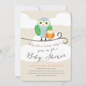 Uitnodiging tot Baby shower voor spotts (Voorkant)