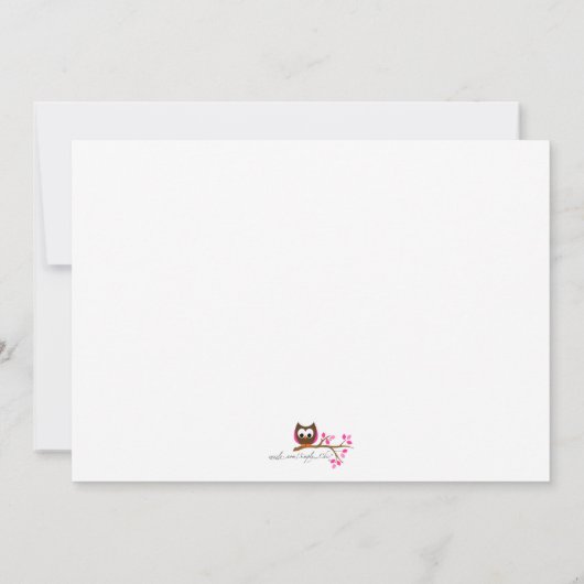 Uitnodiging tot Baby shower voor Stripes & Elephan (Achterkant)