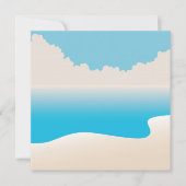 Uitnodiging tot Baby shower voor Tropische Beach P (Voorkant)